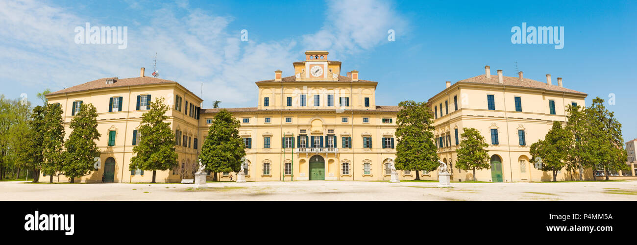 PARMA, Italien - 18 April 2018: Der Palast Palazzo Ducale - Dogenpalast. Stockfoto