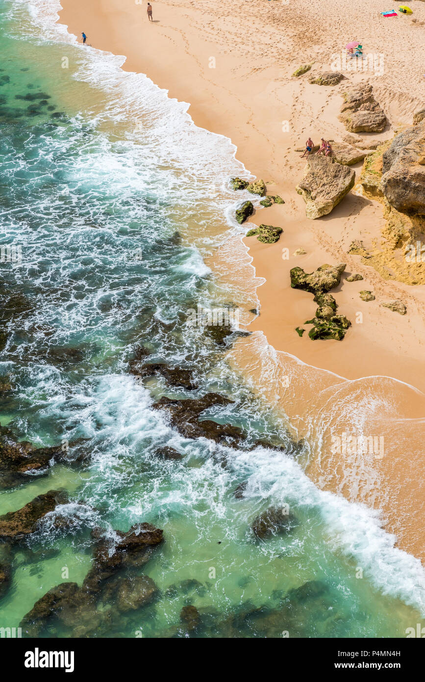 Praia do Vale de Centianes - Strand in Algarve - Portugal Stockfoto