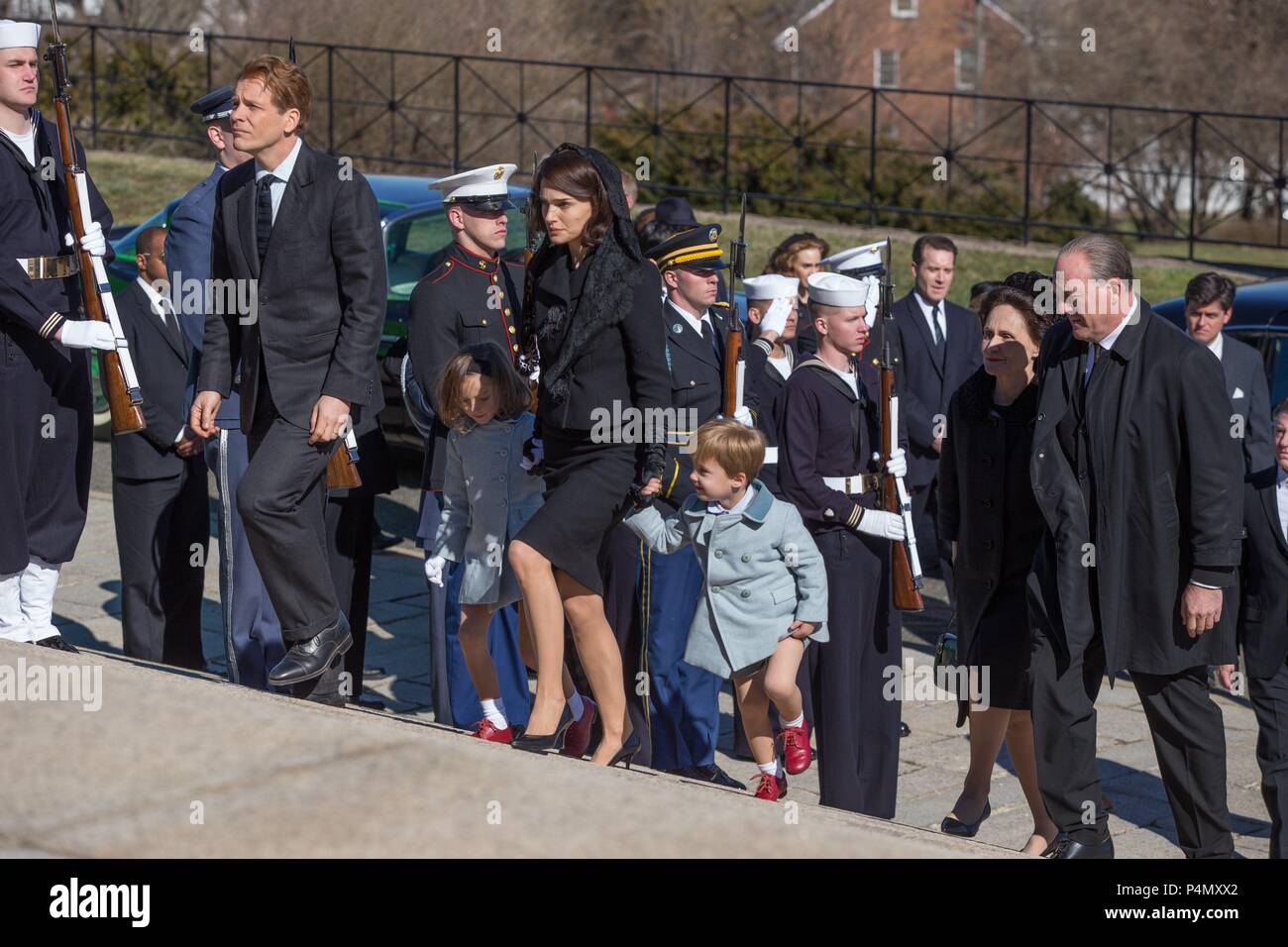 Original Film Titel: Jackie. Englischer Titel: Jackie. Regisseur: PABLO LARRAIN. Jahr: 2016. Stars: NATALIE PORTMAN; PETER SAARSGARD. Credit: BLISS, Medien/FABULA/PROTOZOEN BILDER/GRAU, WILLIAM/Album Stockfoto