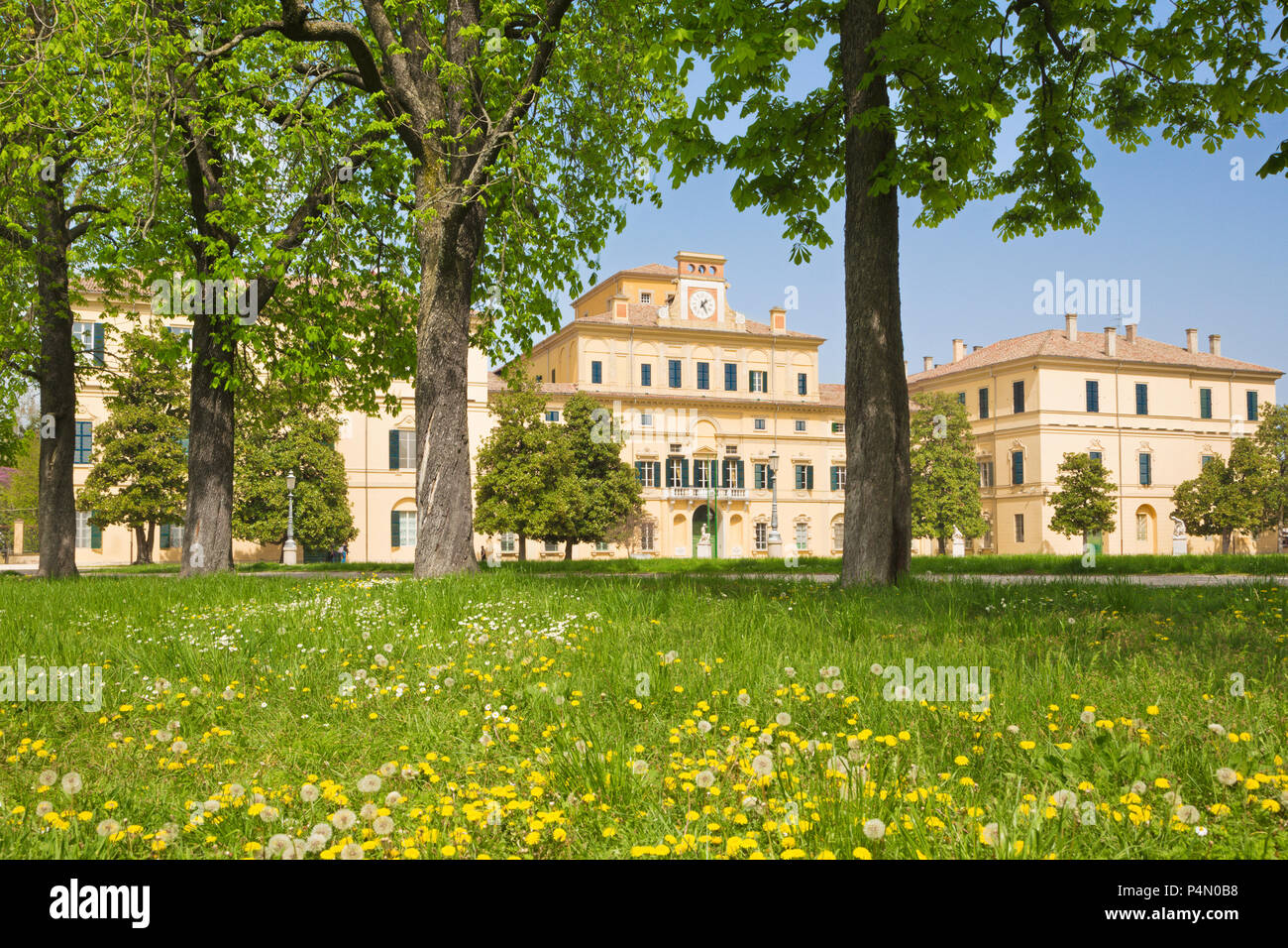PARMA, Italien - 18 April 2018: Der Palast Palazzo Ducale - Dogenpalast. Stockfoto