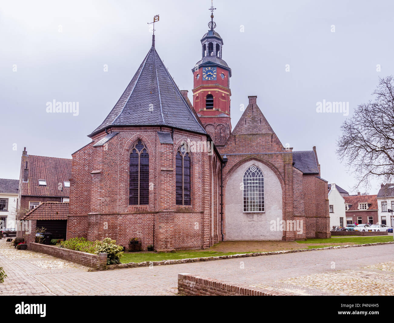 St. Lambertus Kirche in Buren. Gelderland, Niederlande Stockfoto