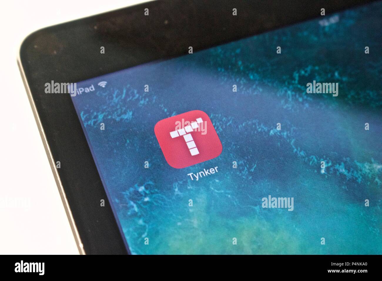 Tynker: Codierung für Kinder App auf dem iPad Air Stockfoto