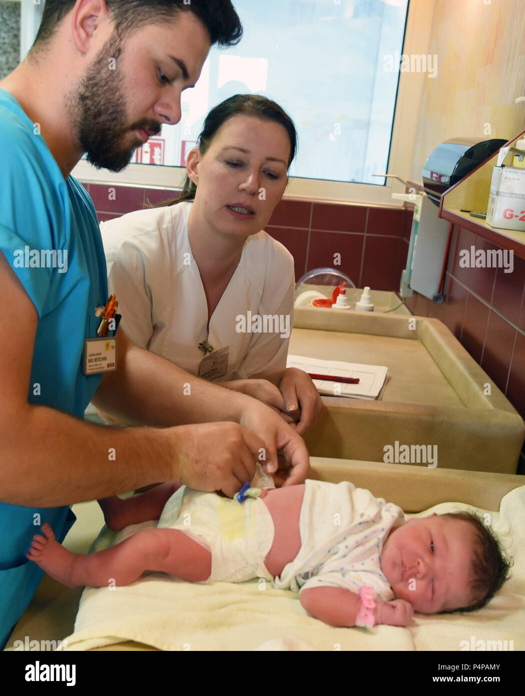 19 Juni 2018 Halle Deutschland Die Geburtshilfe Klinik - 