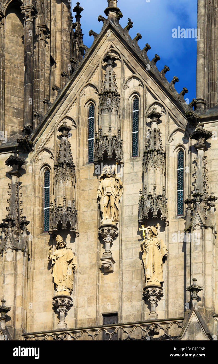 Tschechien, Mähren, Olomouc, Hl. Wenzels Kathedrale, Stockfoto