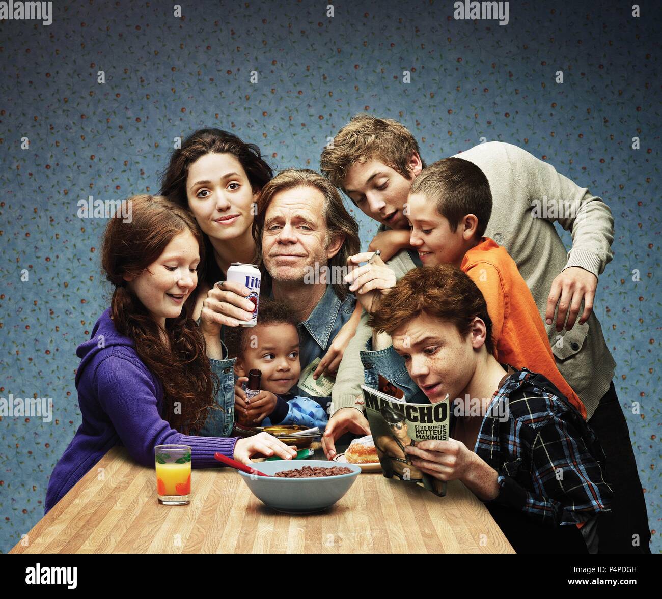 Beschreibung: Saison 4. Original Film Titel: SCHAMLOS. Englischer Titel: SCHAMLOS. Regisseur: MARK MYLOD. Jahr: 2011. Stars: William H. Macy; CAMERON MONAGHAN; EMMY ROSSUM; ETHAN CUTKOSKY; EMMA KENNEY; JEREMY ALLEN WEISS. Credit: SHOWTIME NETWORKS/Album Stockfoto