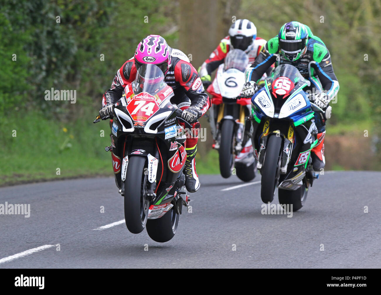 Davy Todd 100 Tandragee Road Rennen Stockfoto