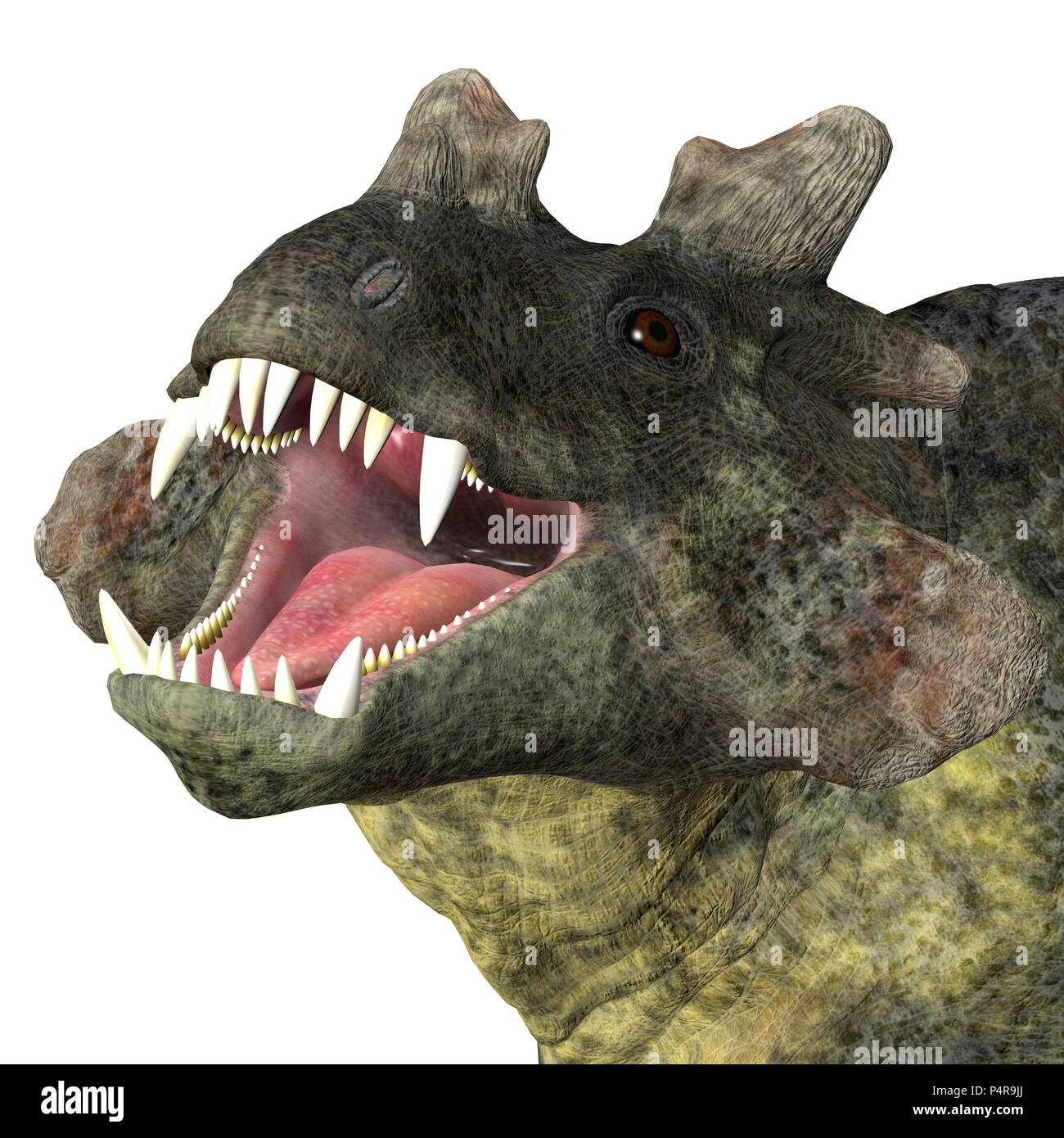 Estemmenosuchus mirabilis Dinosaurier Kopf Estemmenosuchus mirabilis