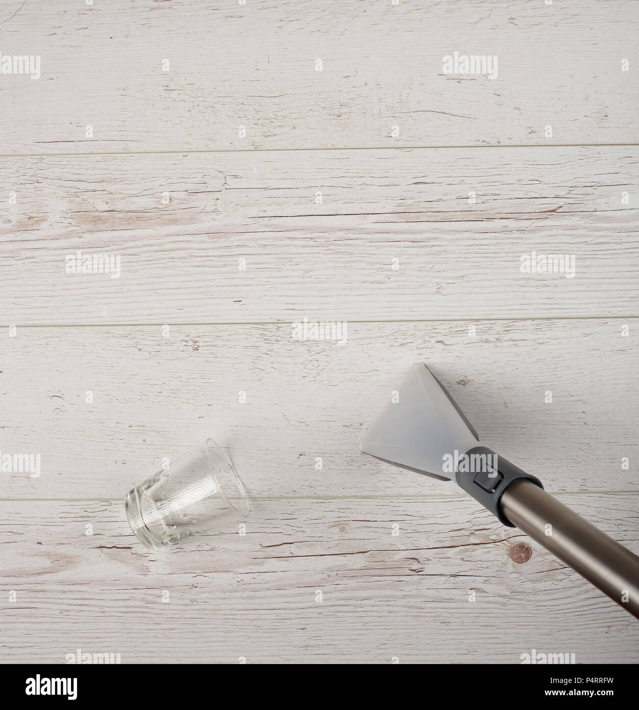 Reinigung Flüssigkeit sevice Thema oben Ansicht von oben Stockfoto