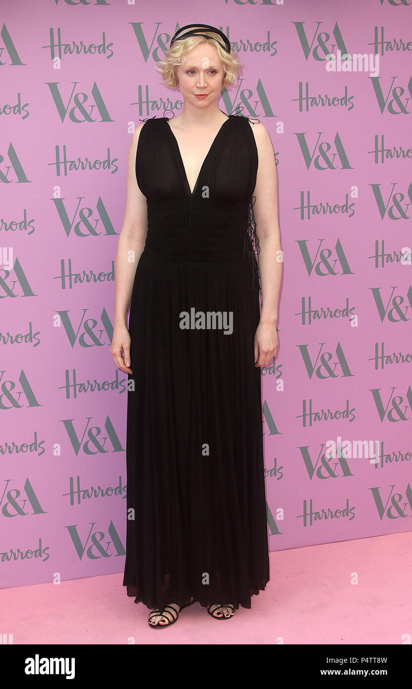 London, UK, 20. Juni 2018. Gwendoline Christie nimmt an der V&A Summer Party im V&A Stockfoto