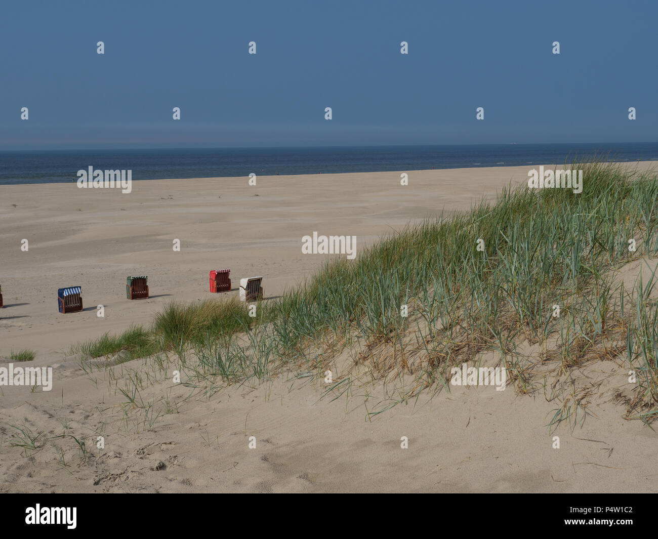 Strand in Deutschland Stockfoto