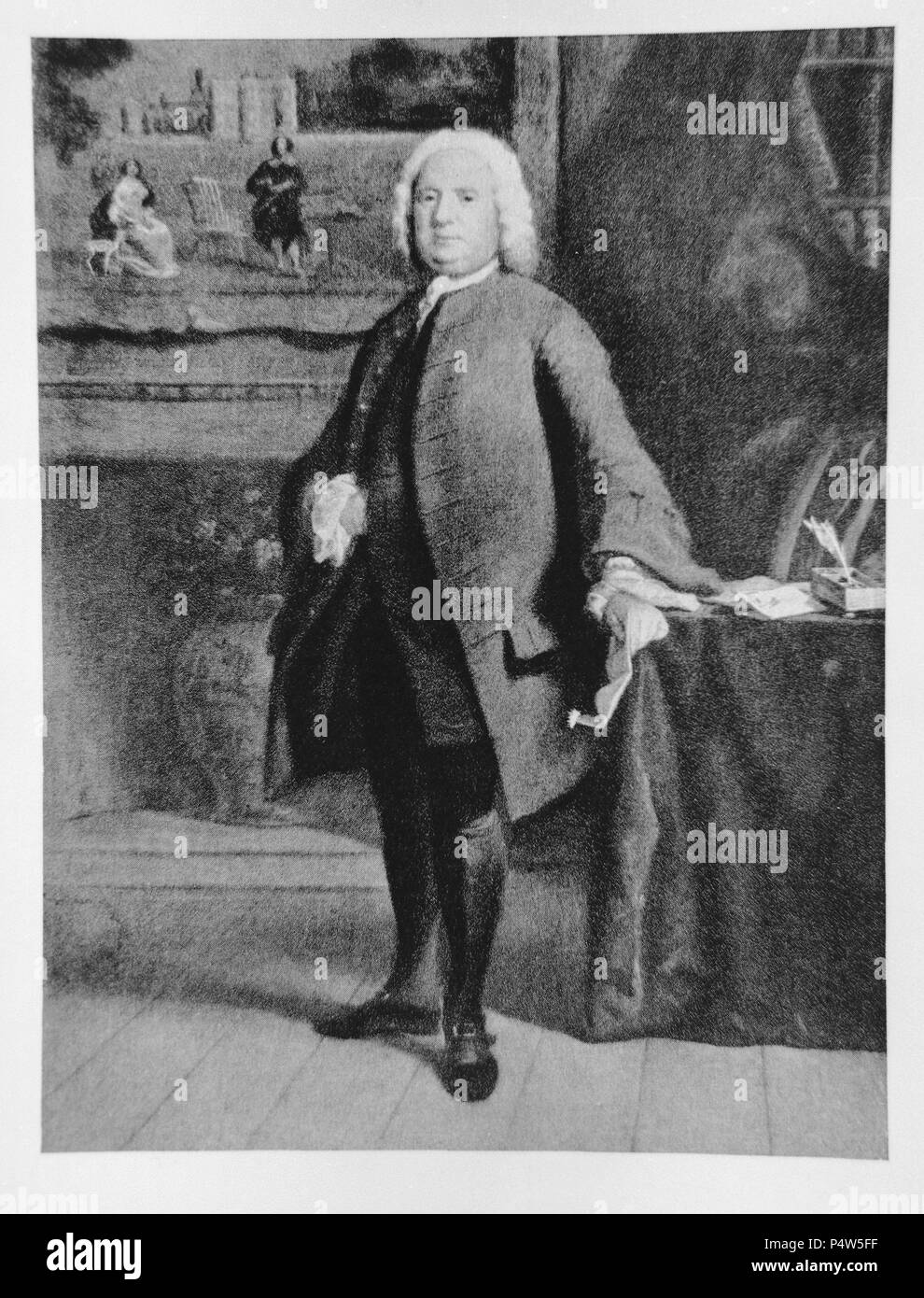 SAMUEL RICHARDSON (1689-1761) NOVELISTA INGLES. Stockfoto