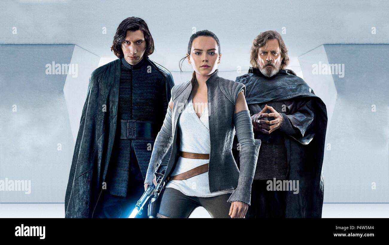 Original Film Titel: Star Wars: Episode VIII - DER LETZTE JEDI. Englischer Titel: Star Wars: Episode VIII - DER LETZTE JEDI. Regisseur: Rian Johnson. Jahr: 2017. Stars: Mark Hamill; ADAM TREIBER; DAISY RIDLEY. Quelle: WALT DISNEY PICTURES/LUCASFILM/Album Stockfoto