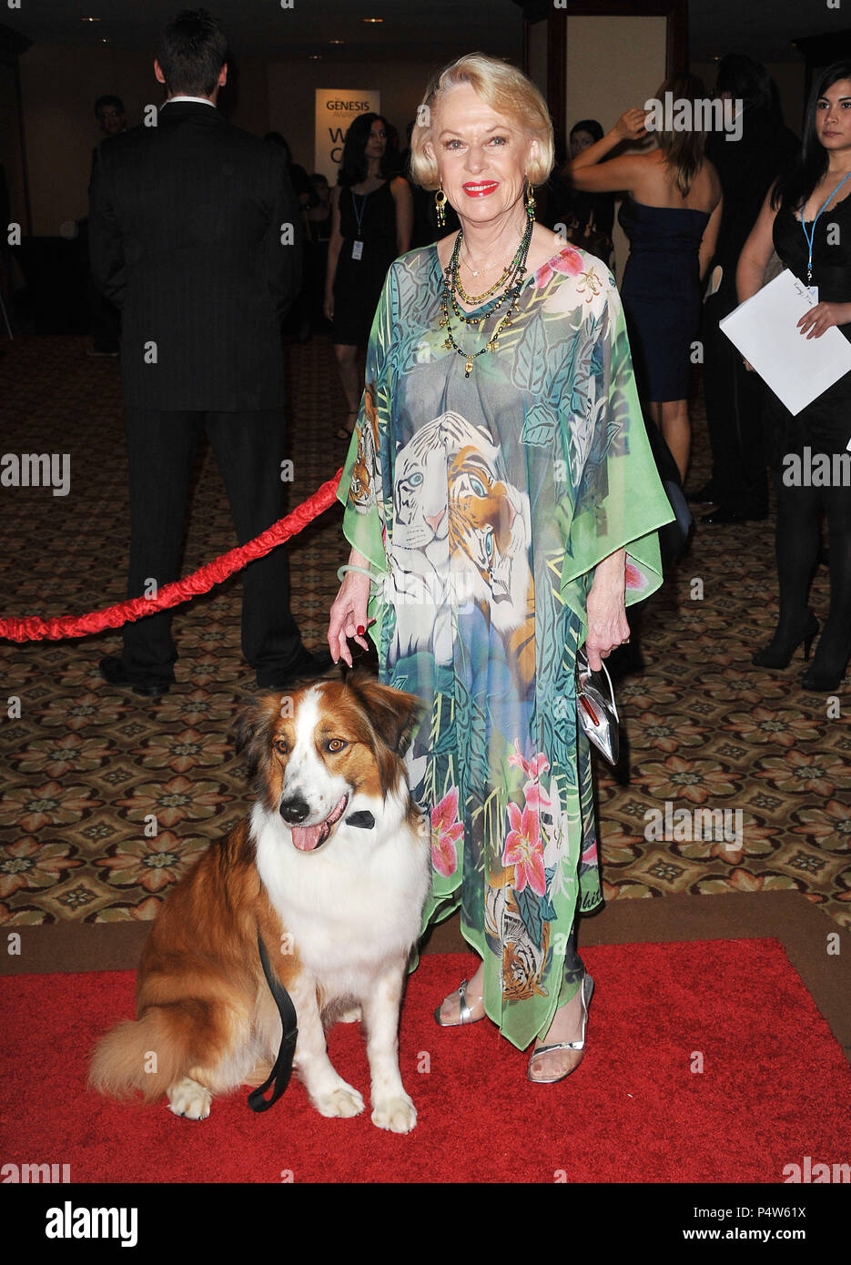 A Tippi Hedren 16 am Global Green 15 Millenium Aw. 2011 im Fairmont Miramar Hotel Santa Monica. a Tippi Hedren 16 Veranstaltung in Hollywood Leben - Kalifornien, Red Carpet Event, USA, Filmindustrie, Prominente, Fotografie, Bestof, Kunst, Kultur und Unterhaltung, Topix prominente Mode, Besten, Hollywood Leben, Event in Hollywood Leben - Kalifornien, Roter Teppich und backstage, Film Stars, TV Stars, Musik, Promis, Topix, Bestof, Kunst, Kultur und Unterhaltung, vertikal, eine Person, Fotografie, Mode, volle Länge, 2011 Anfrage tsuni@Gamma-USA.com, Kredit Tsuni/USA Stockfoto