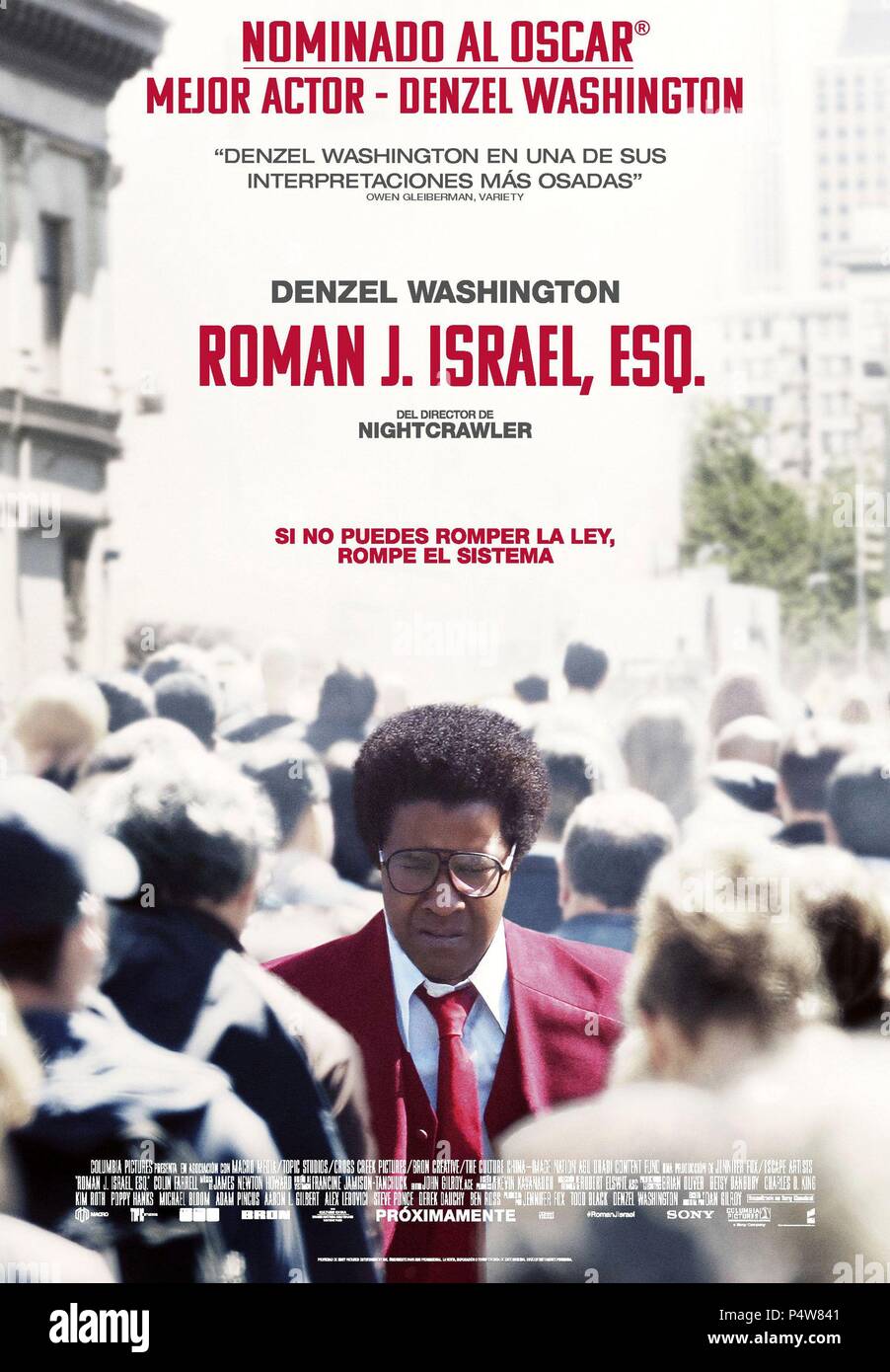 Original Film Titel: RÖMISCHE J. ISRAEL, Esq. Englischer Titel: RÖMISCHE J. ISRAEL, Esq. Regisseur: DAN GILROY. Jahr: 2017. Stars: Denzel Washington. Credit: Bron Studios/Cross Creek Bilder / Album Stockfoto