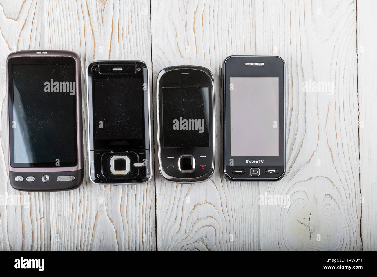 Altes Handy. Stockfoto