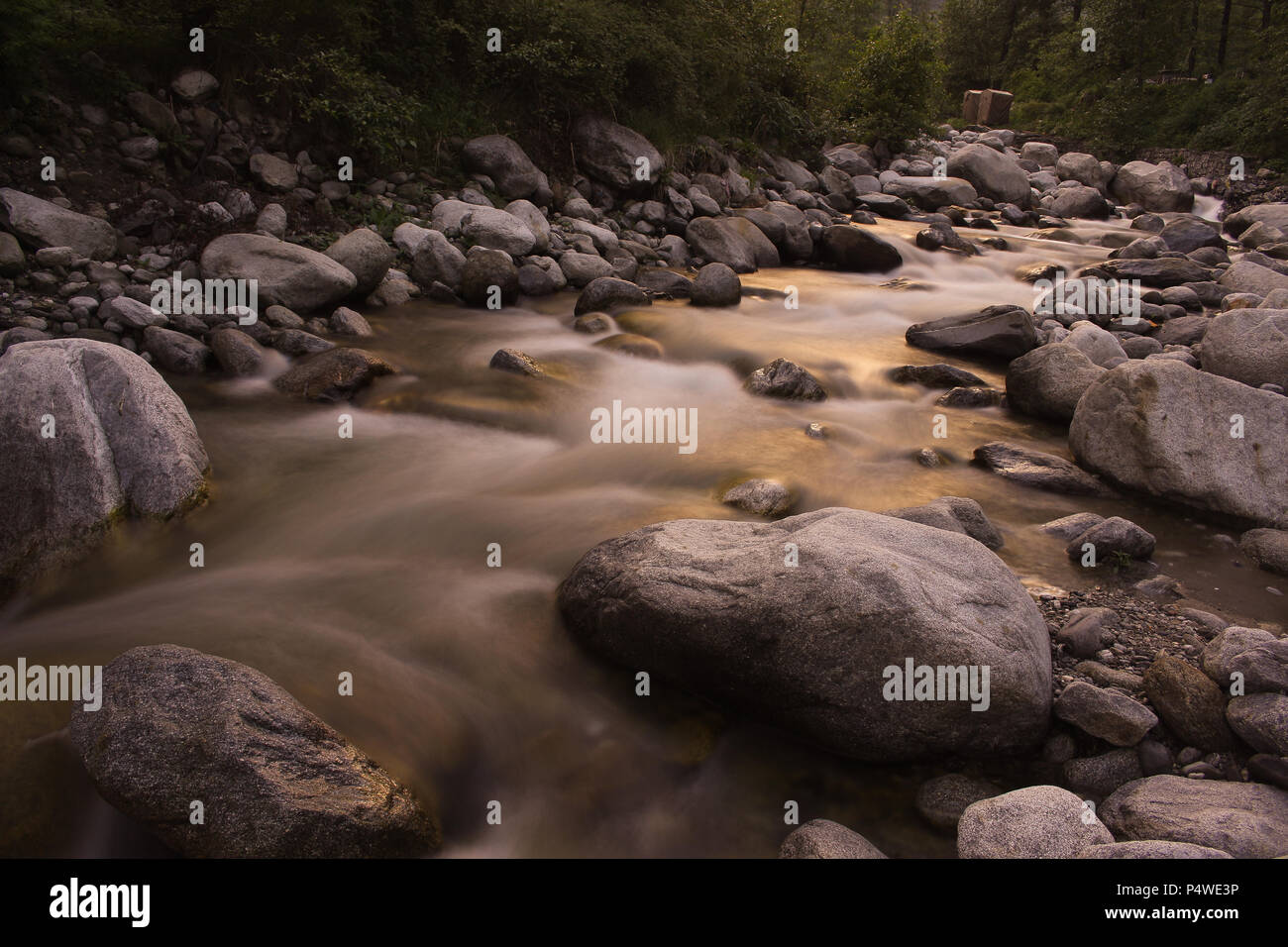 Farben Der Fluss Stockfoto