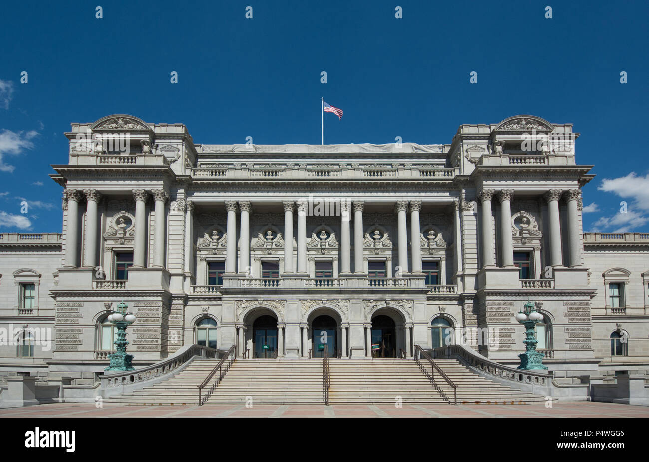 Außenansicht der Bibliothek des Kongresses Gebäude, die Thomas Jefferson, Washington, DC, USA Stockfoto