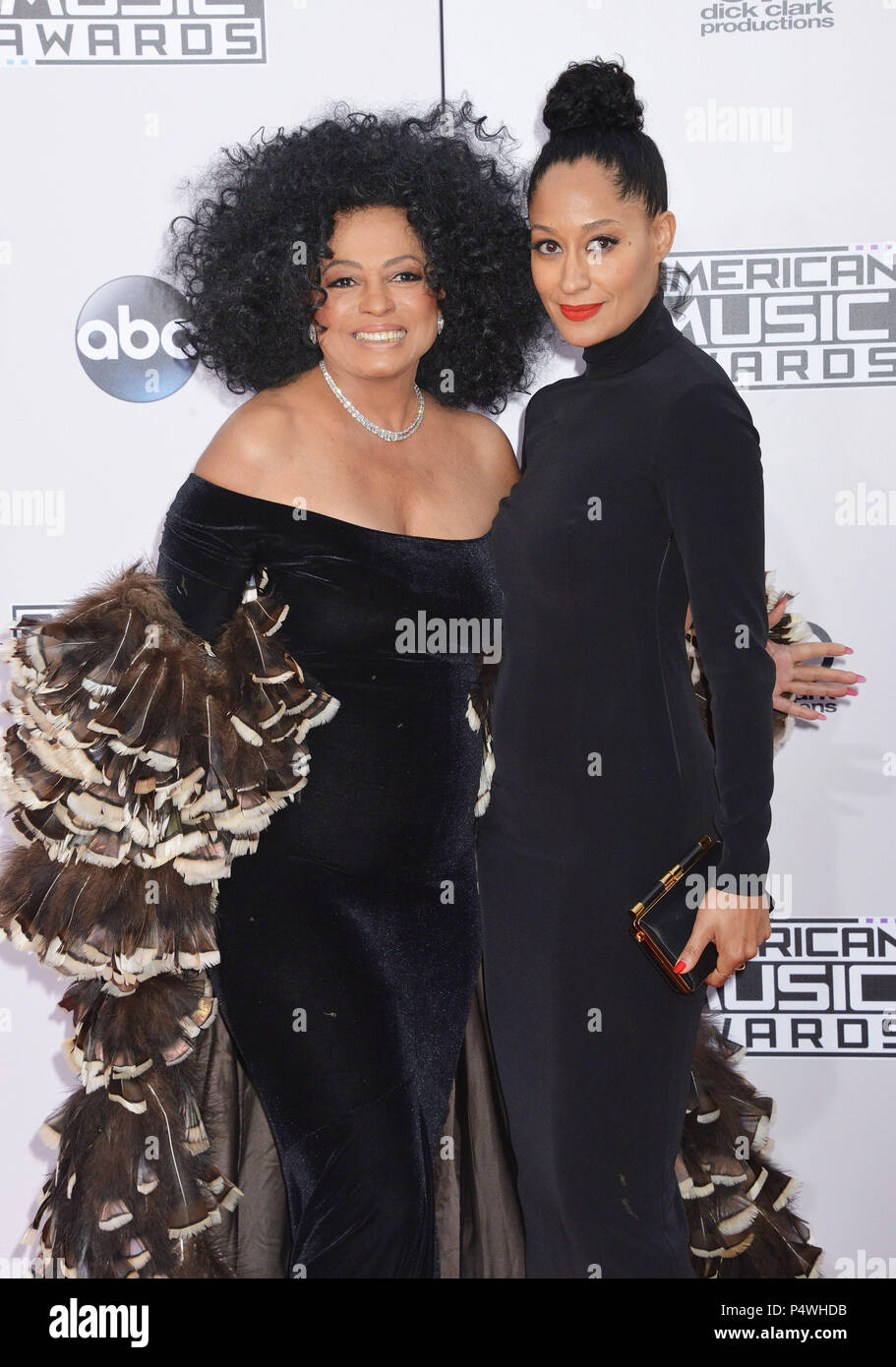 Diana Ross Und Tochter Tracee Ellis Ross 2014 American Music Awards Ankunft Im Nokia Theater An November 23 2014 In Los Angeles Diana Ross Und Tochter Tracee Ellis Ross
