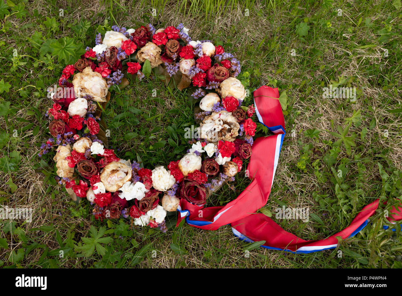 Typisch norwegische Kranz, Norwegen. Stockfoto