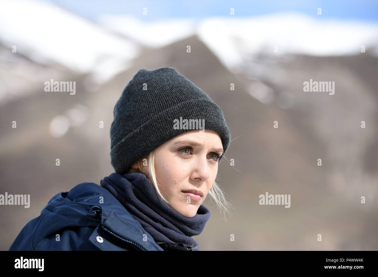 Original Film Titel: WIND RIVER. Englischer Titel: WIND RIVER. Regisseur: Taylor SHERIDAN. Jahr: 2017. Stars: ELIZABETH OLSEN. Credit: SPANNUNG BILDER / Album Stockfoto