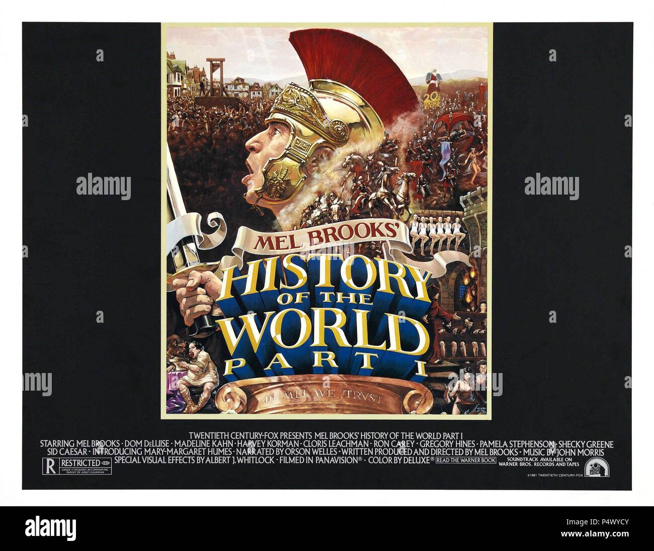 Original Film Titel: GESCHICHTE DER WELT: TEIL I Englischer Titel: GESCHICHTE DER WELT: TEIL I. Regisseur: Mel Brooks. Jahr: 1981. Quelle: 20th Century Fox/Album Stockfoto