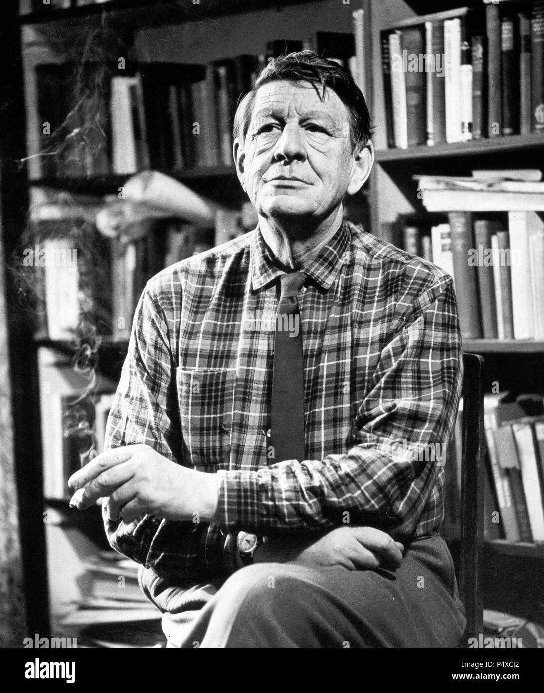 W. H. Auden, Anglo-Amercian dichter, Ca. 1964. Stockfoto