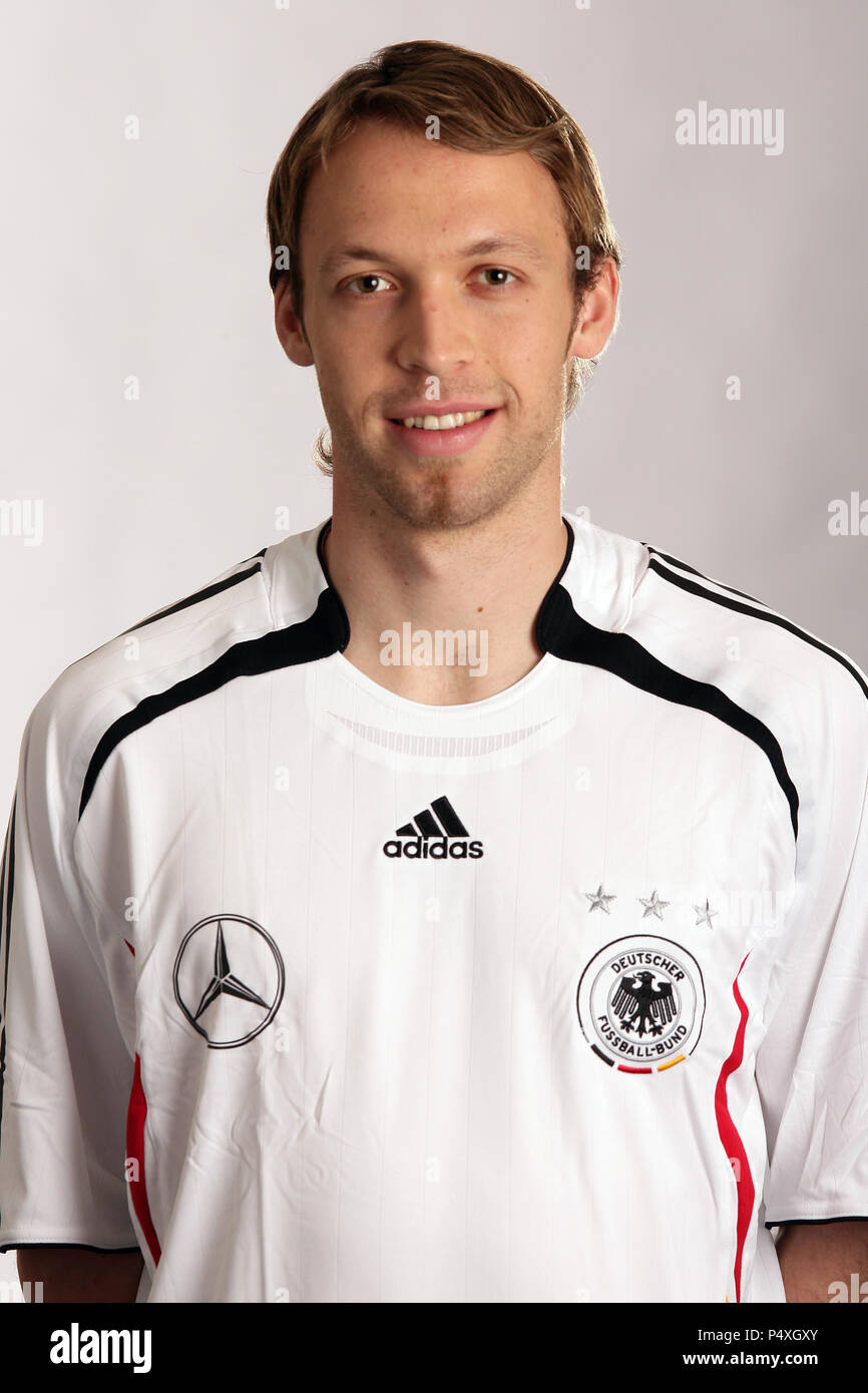 DŸsseldorf, Deutschland, 31.01.2006: Team Foto- und Einzelporträts deutsche Fußball-Nationalmannschaft für die FIFA Fussball-Weltmeisterschaft Deutschland 2006 - - - Andreas HINKEL Stockfoto