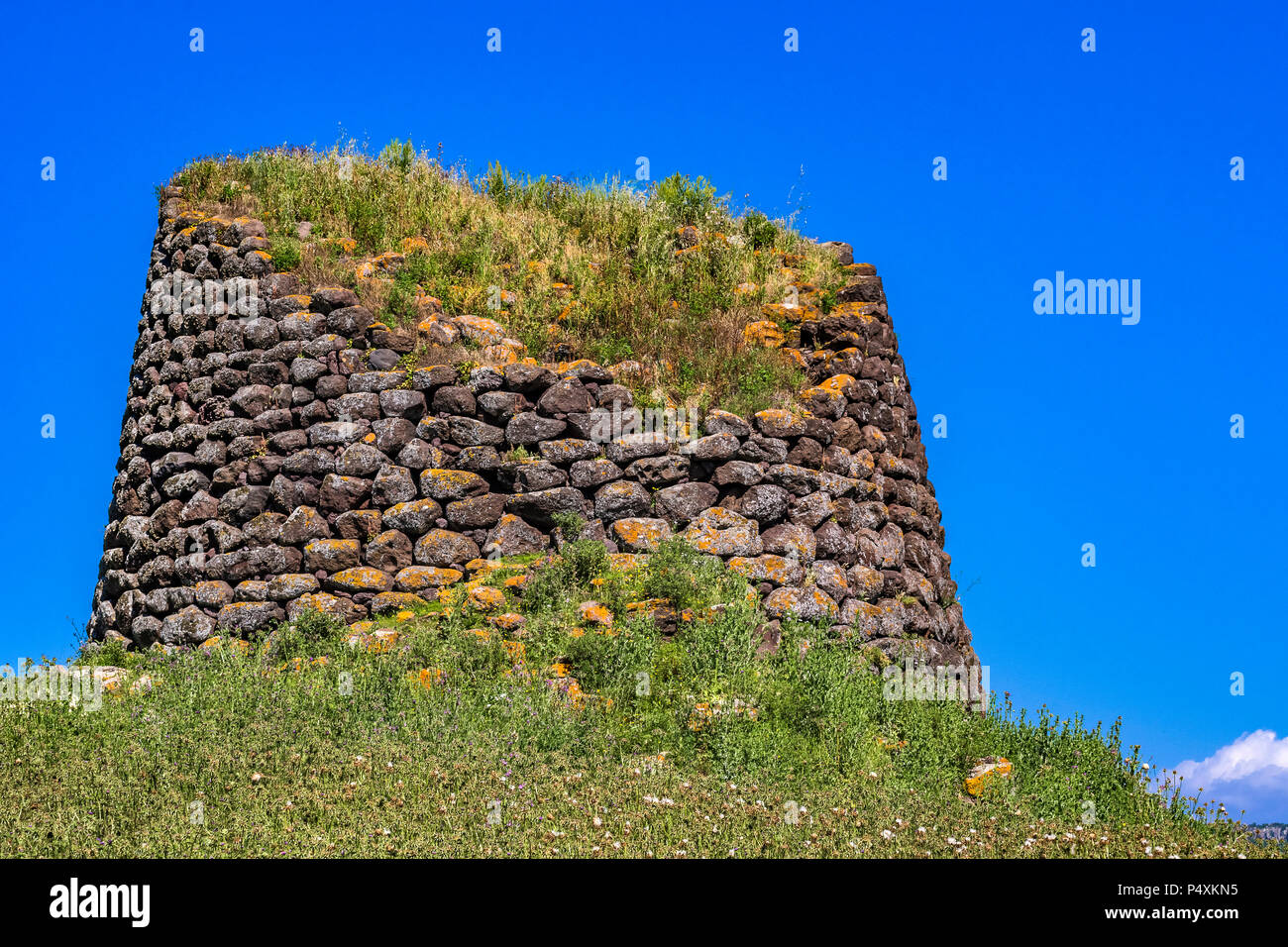 Italien Sardinien Anglona Nuraghe Paddaggiu in der Nähe von Castelsardo Stockfoto