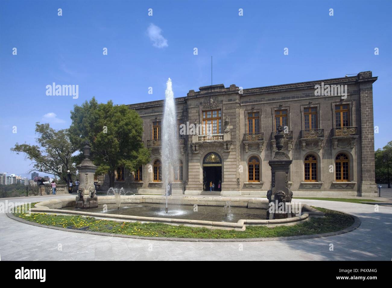 Mexiko. Mexiko Stadt. National History Museum. In das Schloss Chapultepec (18. Jahrhundert). Exterieur. Stockfoto