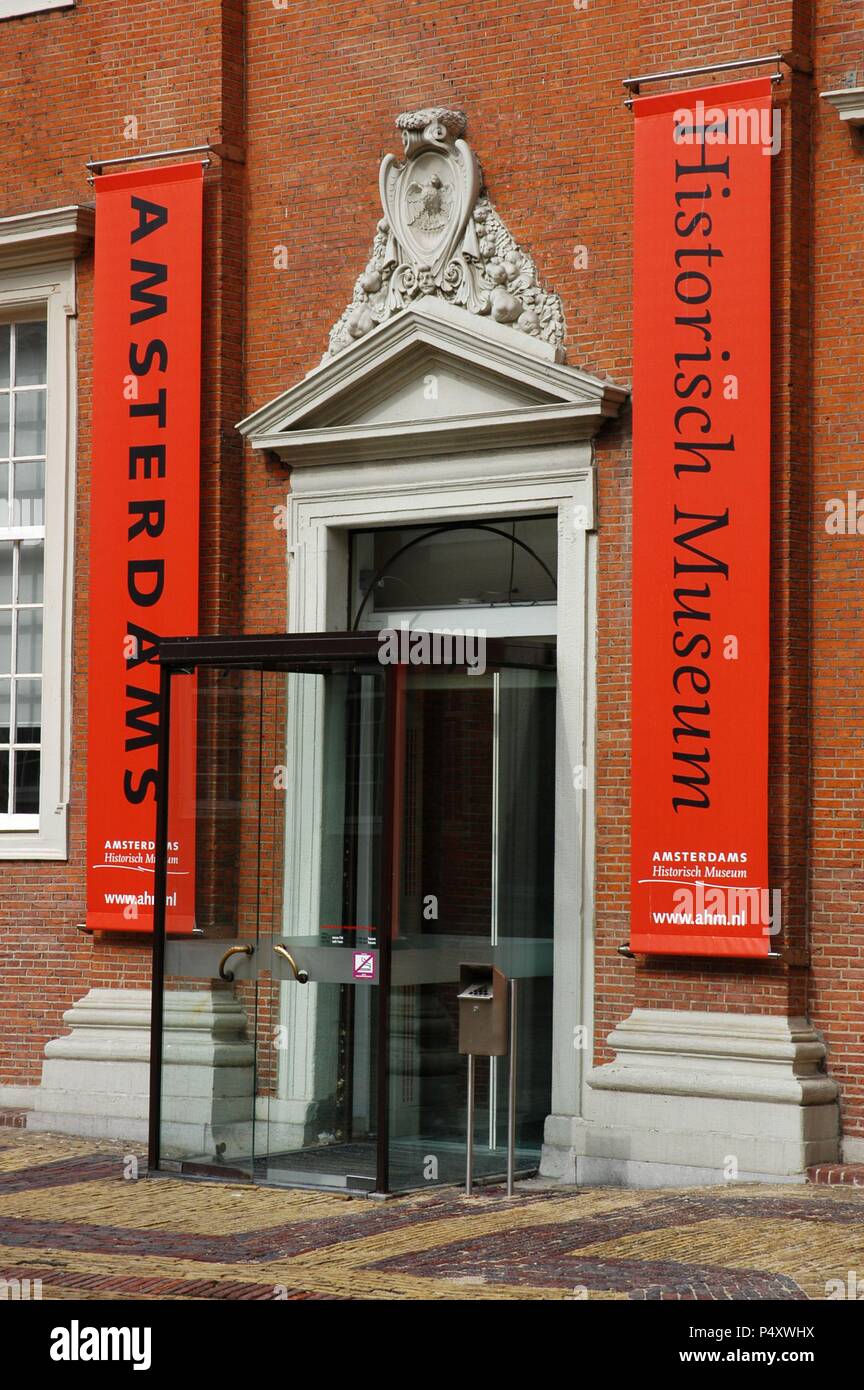 Museum in Amsterdam. Eingang. Amsterdam. Holland. Stockfoto