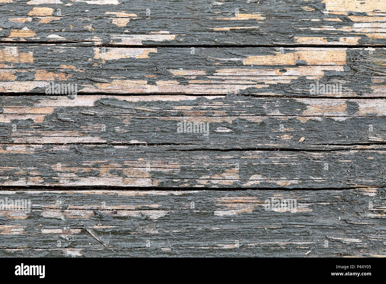 Vintage Holz horizontale Risse Hintergrund mit blauen grunged ...