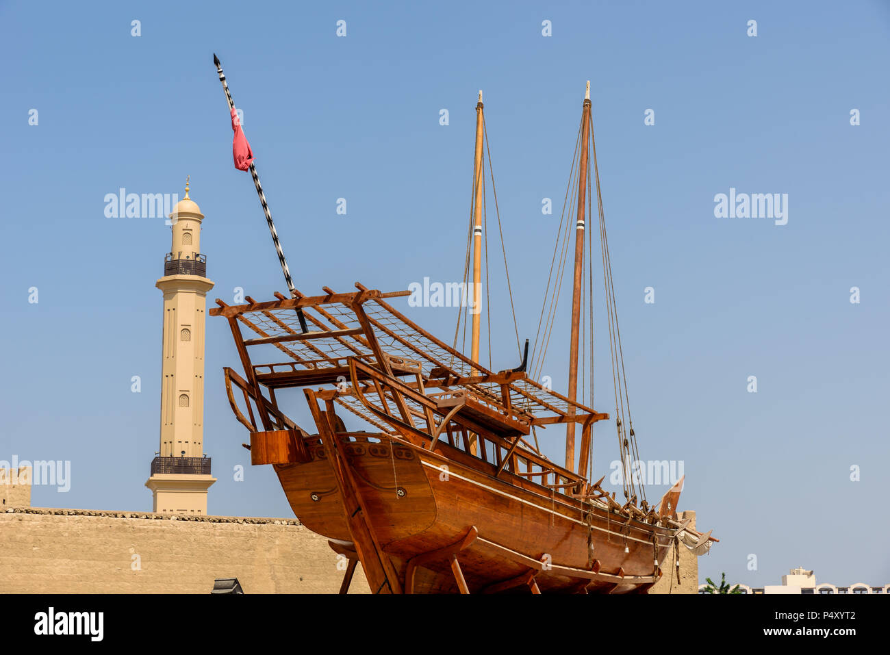 Das Dubai Museum, Dubai, Vereinigte Arabische Emirate Stockfoto