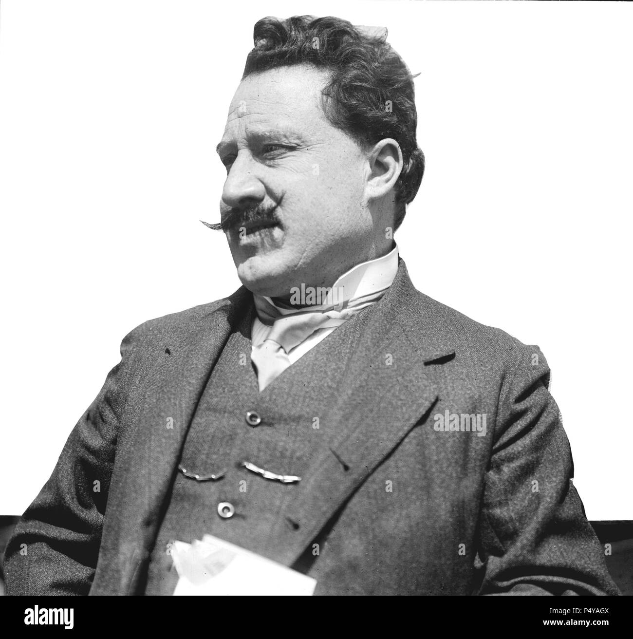 Alessandro Bonci (Februar 10, 1870 - August 9, 1940) ein Italienischer lyrischer Tenor international für seine Verbindung mit dem bel canto Repertoire bekannt. Stockfoto