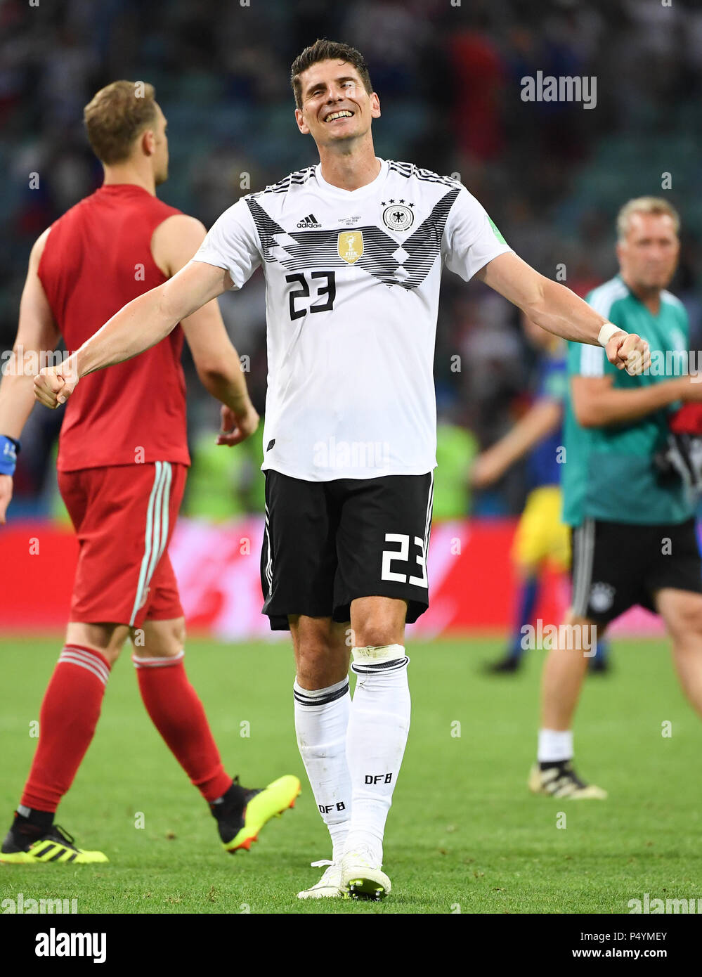 Mario Gomez Deutschland Freut Sich Auf Das Spiel Ges