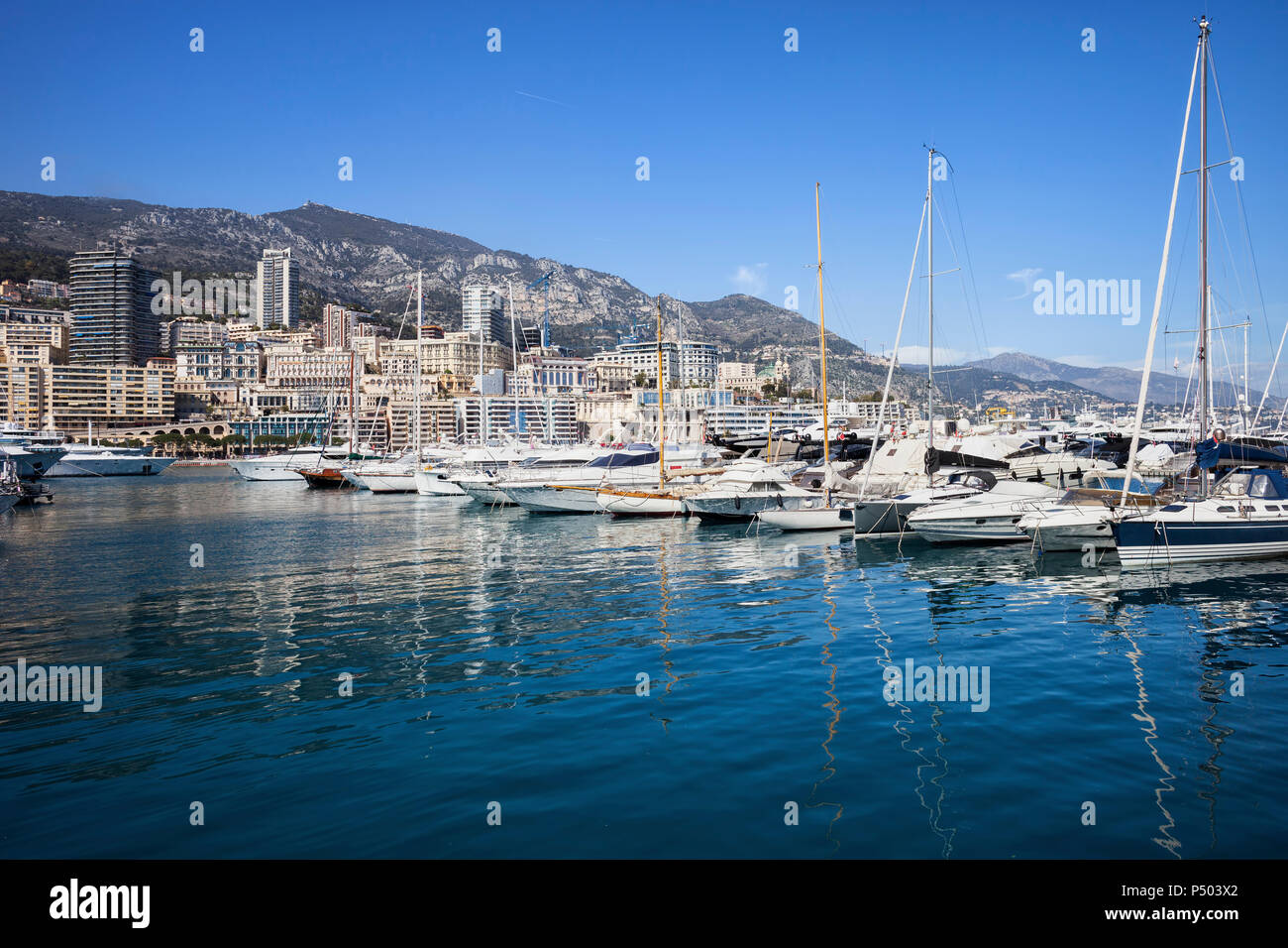 Fürstentum Monaco, Monaco, Monte Carlo, Marina Stockfoto