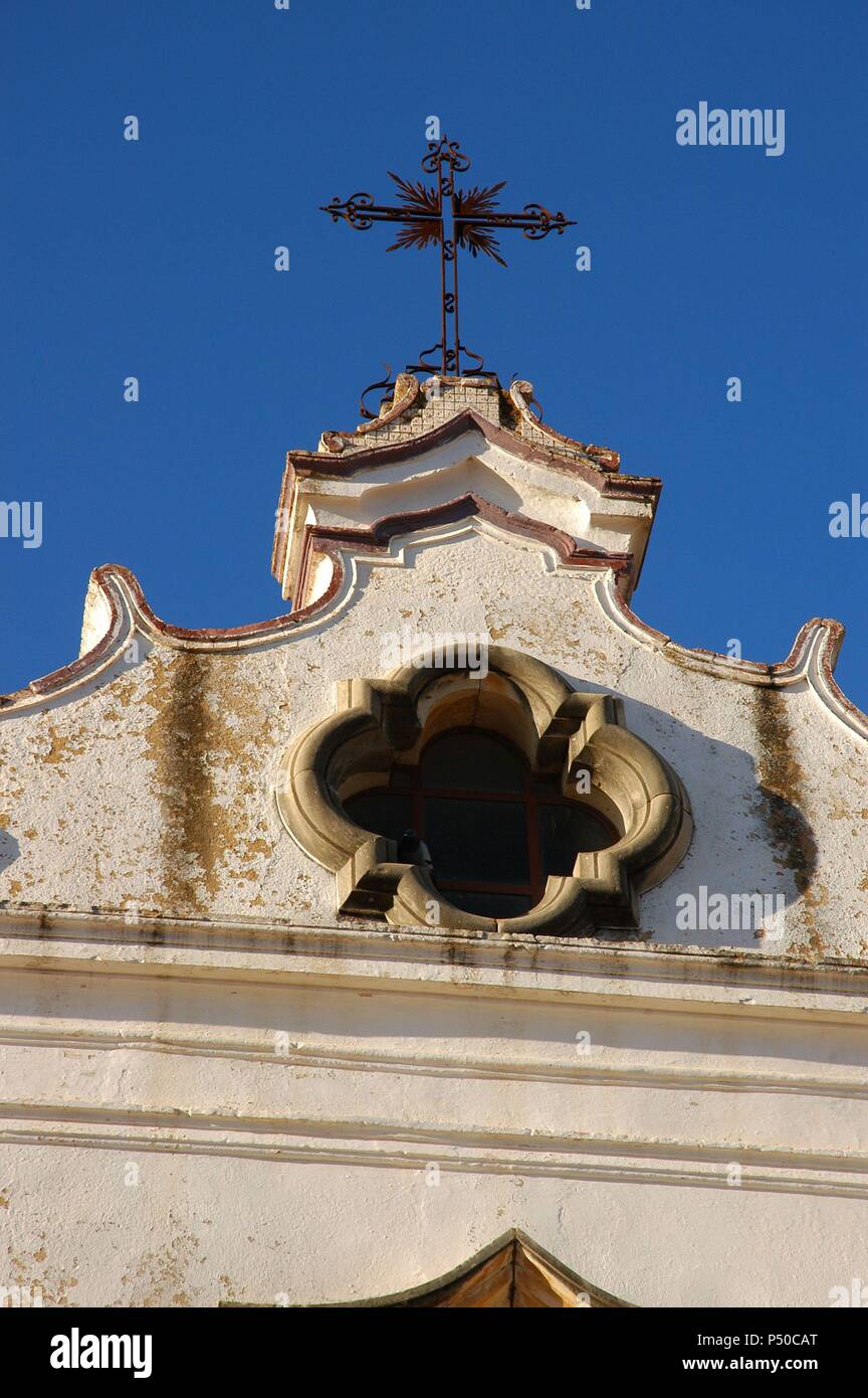 Portugal. Como Kathedrale (15. Jahrhundert). Kreuz. Algarve. Stockfoto