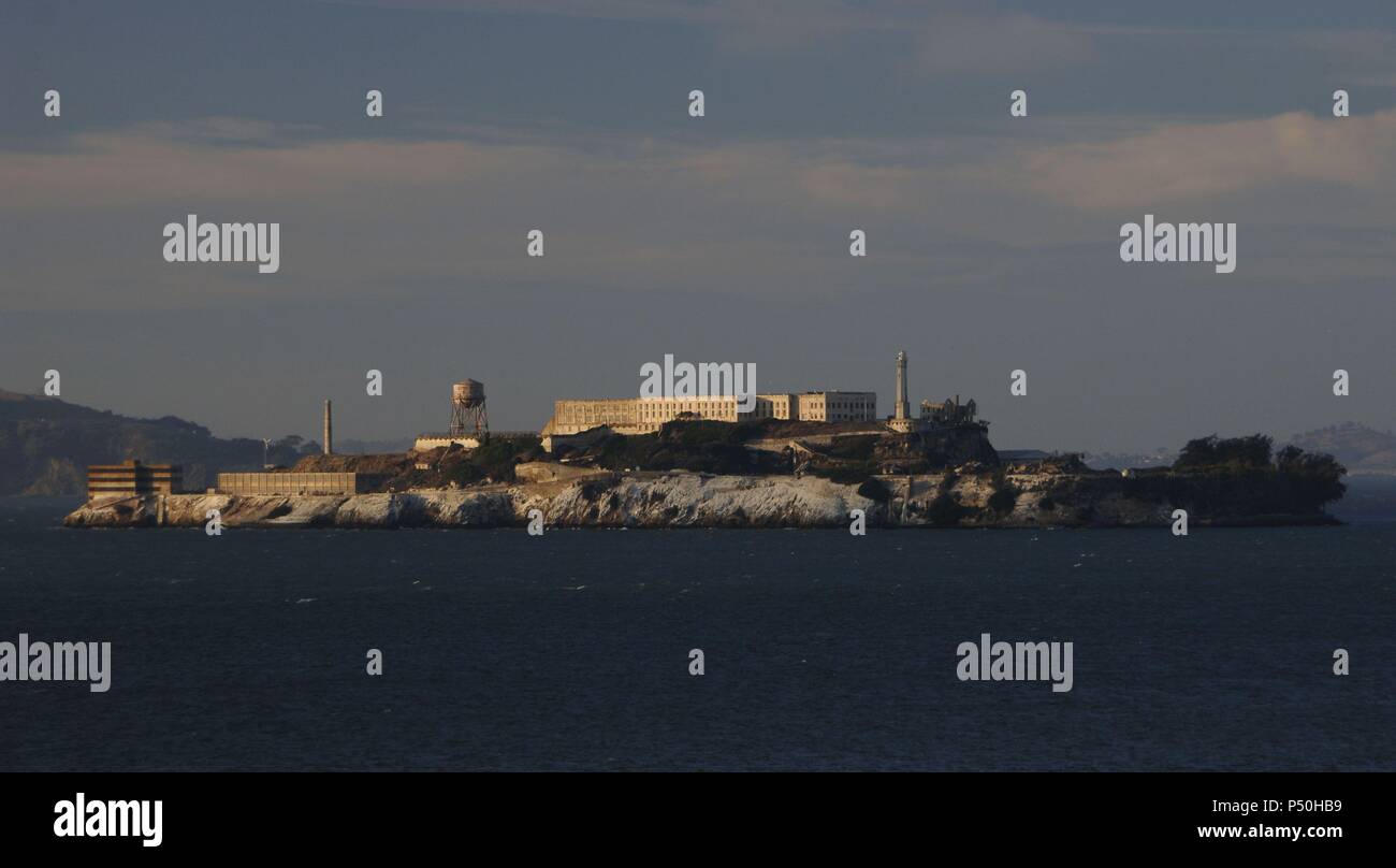 Précision de la ISLA DE ALCATRAZ. San Francisco. Estado de Kalifornien. Estados Unidos. Stockfoto