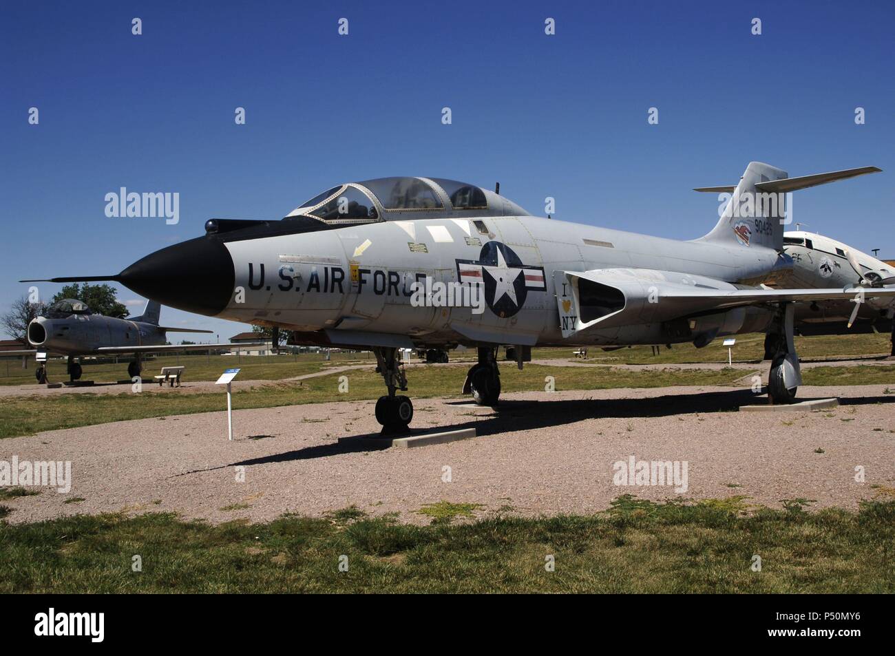 MCDONNELL F-101B 'VOODOO'. Biplaza de Gran radio de acción. Primer vuelo de prueba En 1957. En servicio hasta 1985. Museo del Aire y el Espacio. Box Elder. Estado de Dakota del Sur. Estados Unidos. Stockfoto