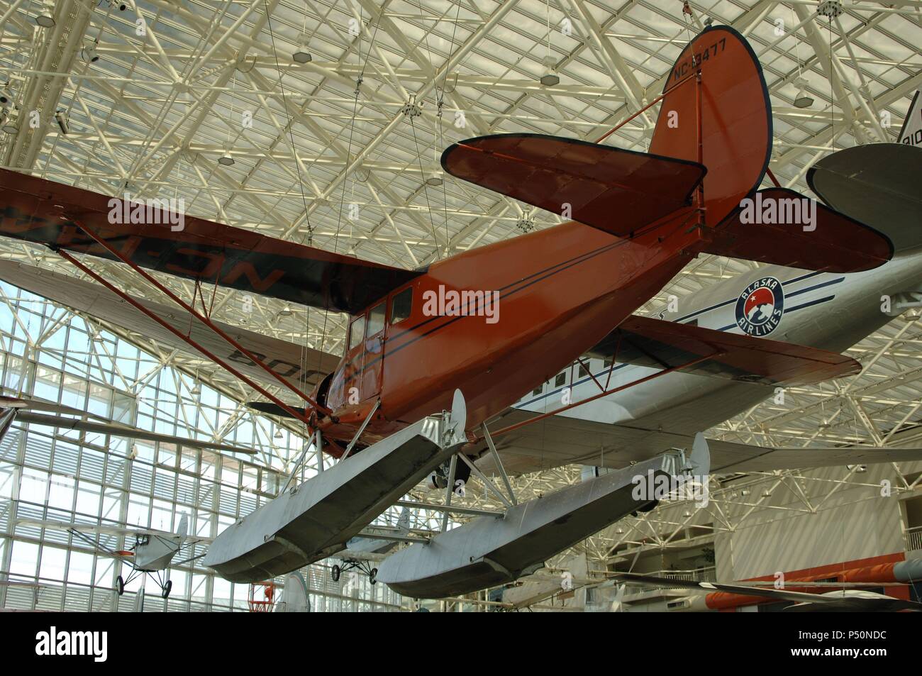Die TINSON SR ANGEWIESEN" (1933). Museo del Vuelo. Seattle. Estado de Washington. Estados Unidos. Stockfoto