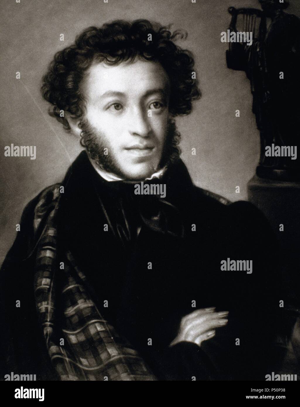 Puschkin, Aleksandr Sergeevic (1799-1837). Poeta ruso. Stockfoto