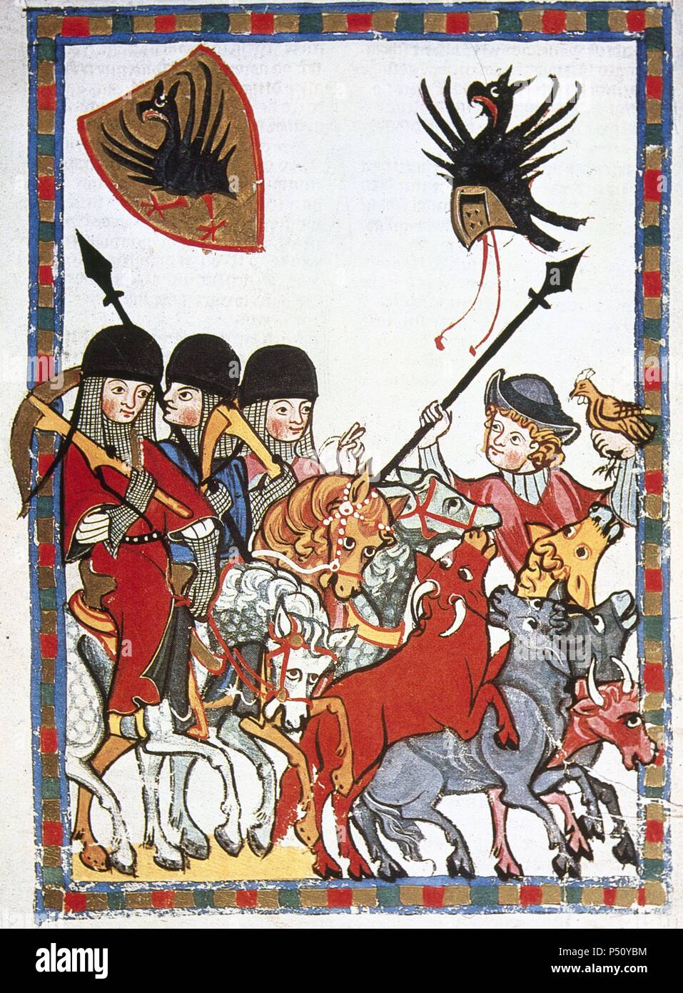 Von Buwenburg, Dichter des 13. Jahrhunderts, Plünderung einer Herde