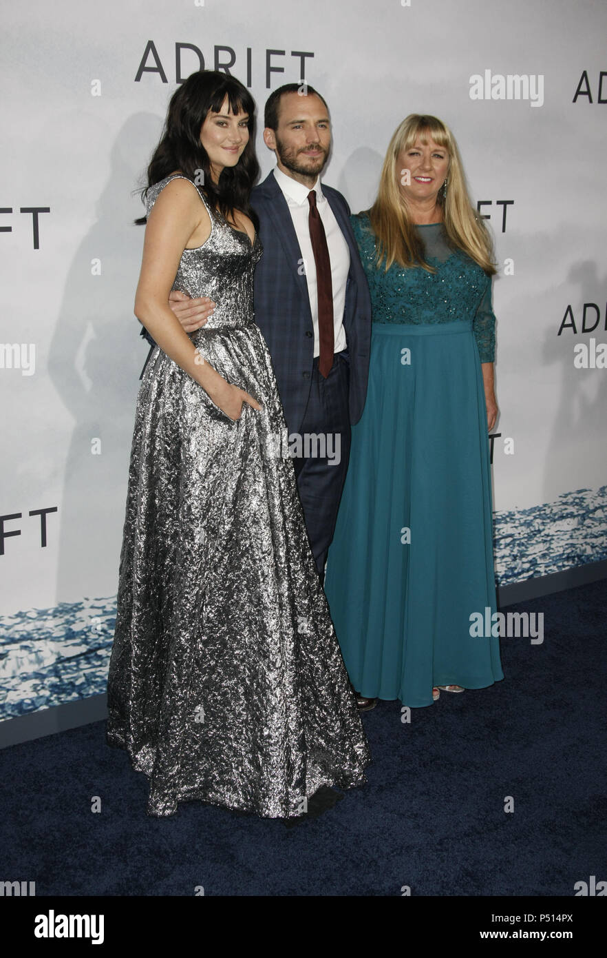 Premiere von STX Filme "Hilflos" Mit: Shailene Woodley, Sam Claflin, Tami Oldham Ashcraft Wo: Los Angeles, Kalifornien, Vereinigte Staaten, wenn: 23. Mai 2018 Credit: FayesVision/WENN.com Stockfoto