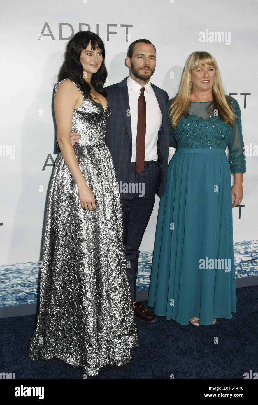 Premiere von STX Filme "Hilflos" Mit: Shailene Woodley, Sam Claflin, Tami Oldham Ashcraft Wo: Los Angeles, Kalifornien, Vereinigte Staaten, wenn: 23. Mai 2018 Credit: FayesVision/WENN.com Stockfoto