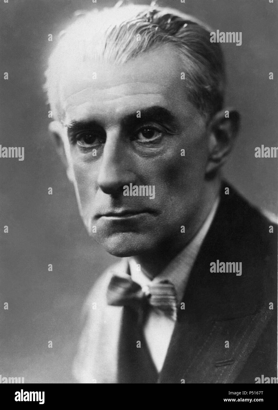 Joseph Maurice Ravel (Ciboure, 1875 - París, 1937). Músico y compositor Francés. Stockfoto