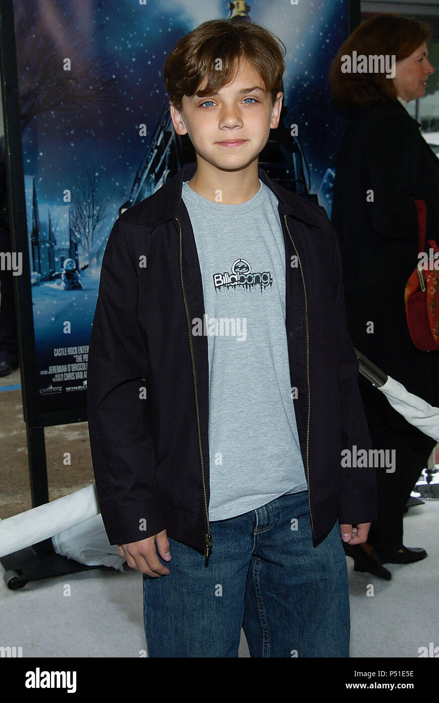 Hayden McFarland Ankunft auf dem Polar Express Premiere auf dem Grauman Chinese Theatre in Los Angeles. 11.07.2004. McFarlandHayden009 Red Carpet Event, Vertikal, USA, Filmindustrie, Prominente, Fotografie, Bestof, Kunst, Kultur und Unterhaltung, Topix Prominente Fashion/Vertikal, Besten, Event in Hollywood Leben - Kalifornien, Roter Teppich und backstage, USA, Film, Stars, Film Stars, TV Stars, Musik, Promis, Fotografie, Bestof, Kunst, Kultur und Unterhaltung, Topix, vertikal, eine Person, die aus den Jahren 2003 bis 2005, Anfrage tsuni@Gamma-USA.com - Drei Stockfoto