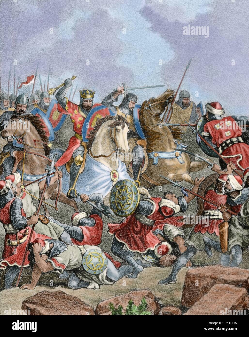 Geschichte von Spanien. Schlacht von Fluss Salado (30. Oktober 1340