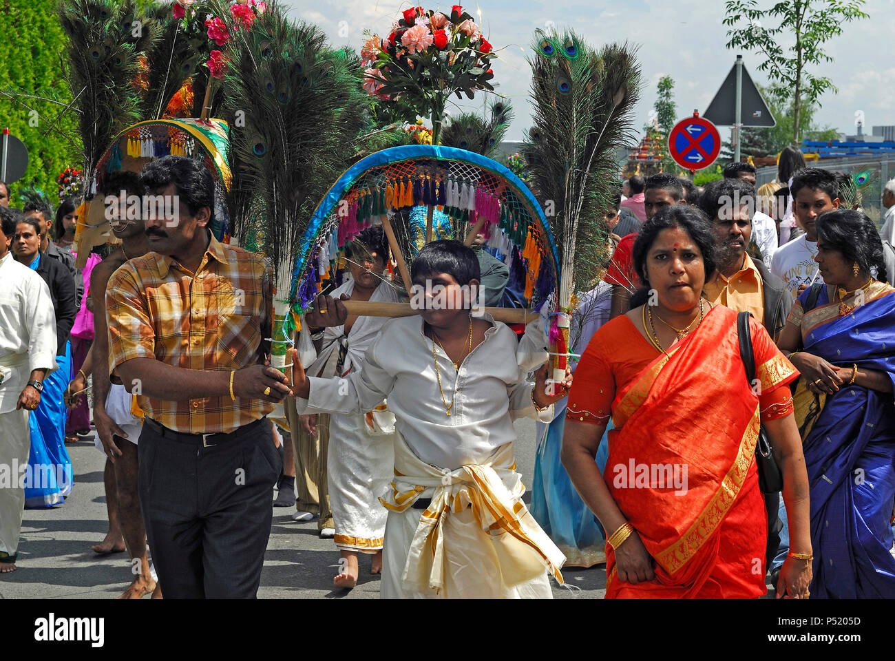 Deutschland, Nordrhein-Westfalen - tempelfest Hamm Stockfoto