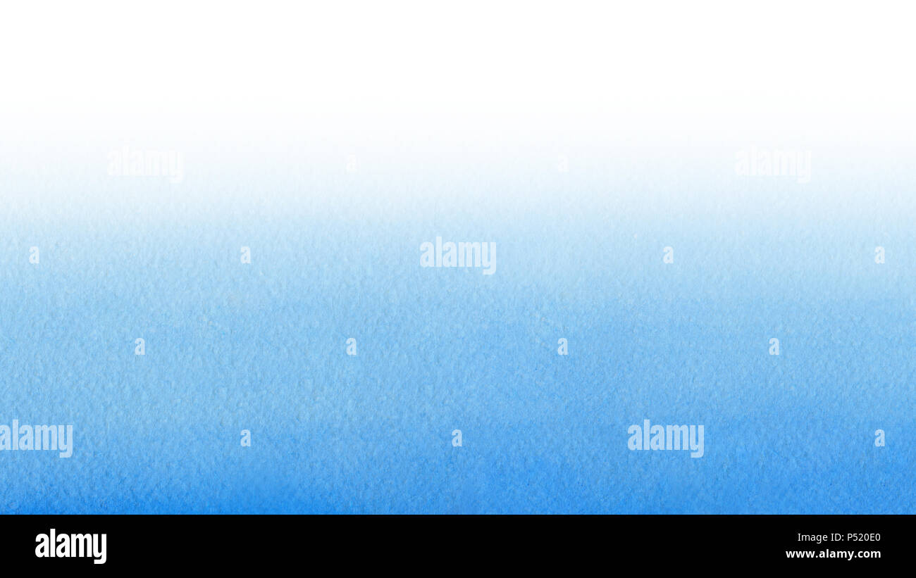 Von Hand bemalt blau Aquarell Hintergrund. Aquarell waschen Stockfoto