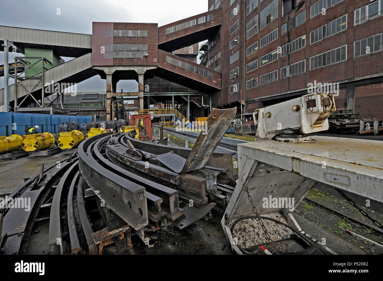 Deutschland, Nordrhein-Westfalen - Mine Hamm-Ost Stockfoto