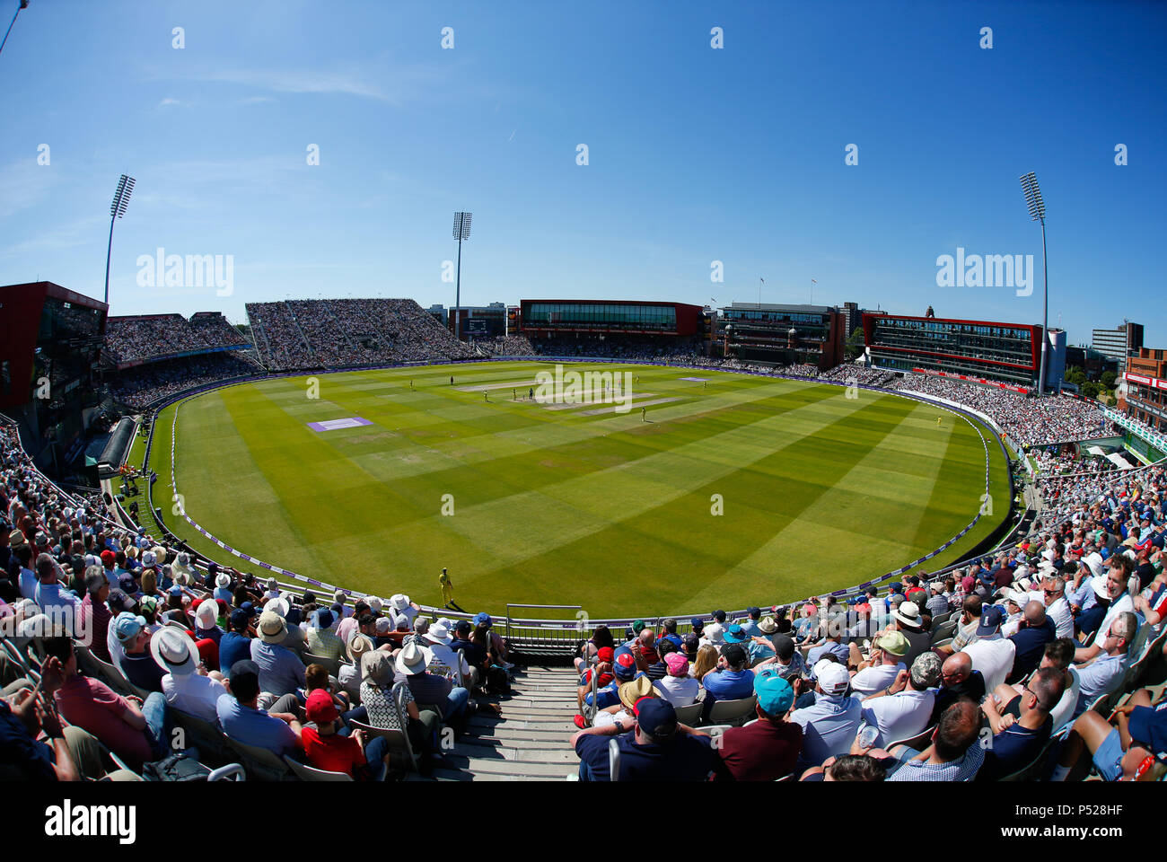 Manchester, Großbritannien. 24. Juni 2018. 5 ODI Royal London eintägiger Serie England v Australia; Allgemeine Stadion Sicht mit einer Kapazität Masse beobachten England bat gegen Australien Credit: Aktuelles Bilder/Alamy Live News Credit: Aktuelles Bilder/Alamy leben Nachrichten Stockfoto